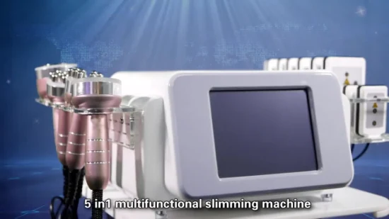 Máquina de remoção de gordura ultrassônica para cavitação médica fina anticelulite massageador corporal